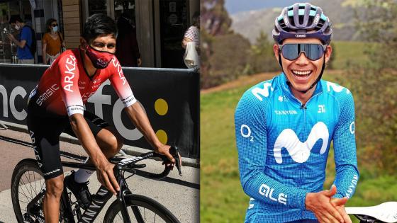 Nairo Quintana y Miguel Ángel López Nairo Quintana y Miguel Ángel López