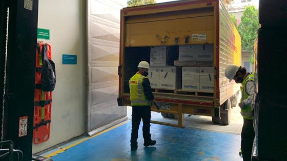 Llegó a Colombia un nuevo lote de vacunas Pfizer Llegó a Colombia un nuevo lote de vacunas Pfizer