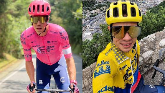 Rigoberto Urán y Sergio Higuita Tour de Francia Rigoberto Urán y Sergio Higuita Tour de Francia