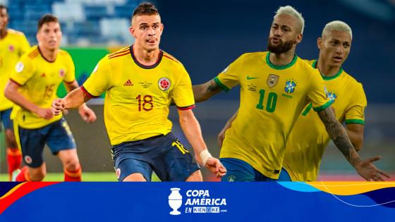 Así están las estadísticas entre Colombia vs. Brasil en la Copa América