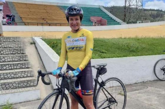 Ana Cristina Sanabria impuso nuevo récord en ciclismo femenino Ana Cristina Sanabria impuso nuevo récord en ciclismo femenino