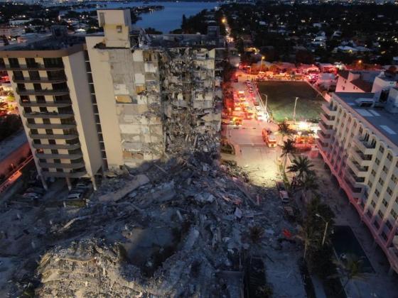 Edificio derrumbado en Miami