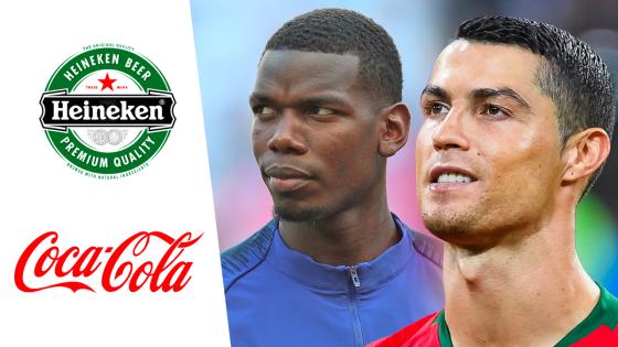 Heineken - Coca Cola - Cristiano Ronaldo y Paul Pogba Heineken - Coca Cola - Cristiano Ronaldo y Paul Pogba
