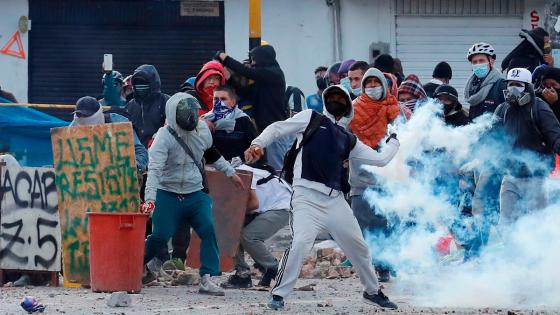 Manifestaciones en Bogotá