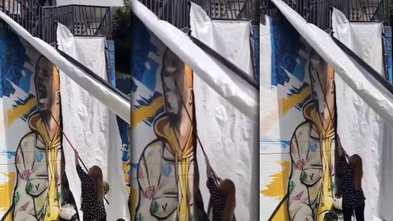 mural de J Balvin mural de J Balvin