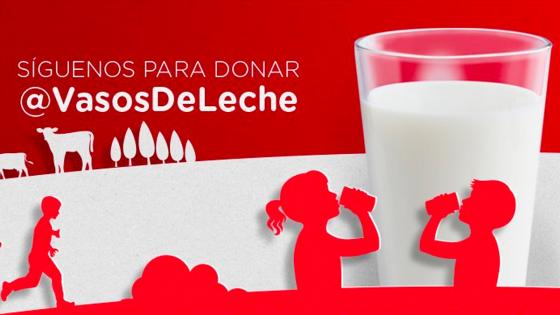 Por cada seguidor Alquería donará cinco vasos de leche a niños del país 