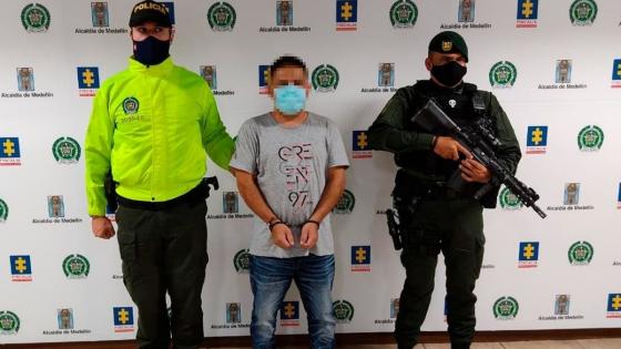 Capturan a 'Naranjo', uno de los delincuentes más buscados en Medellín