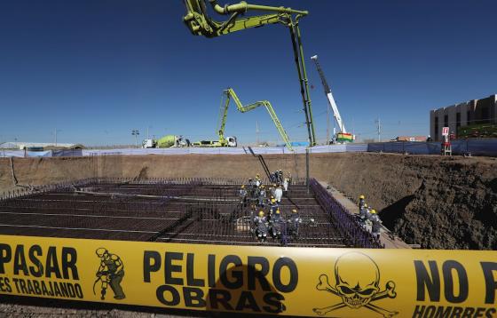 Según el Gobierno, no existe una obra semejante en todo el mundo. Foto reactor Bolivia 5.