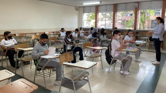 Regreso a clases presenciales en Medellín