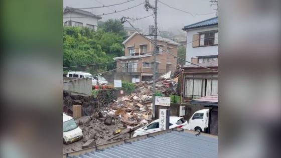Deslizamiento en Japón ya deja cuatro muertos y 24 desaparecidos Deslizamiento en Japón ya deja cuatro muertos y 24 desaparecidos