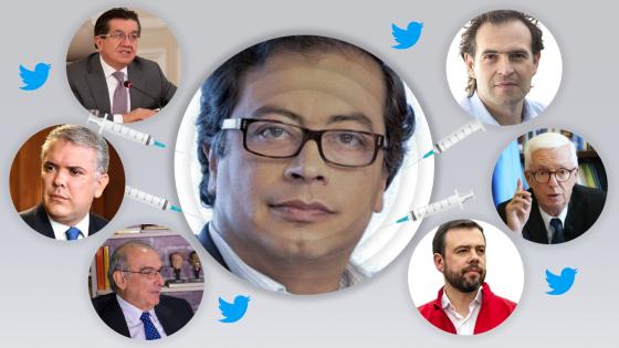 Gustavo Petro vacunado tras su trino sobre la variante Delta. 