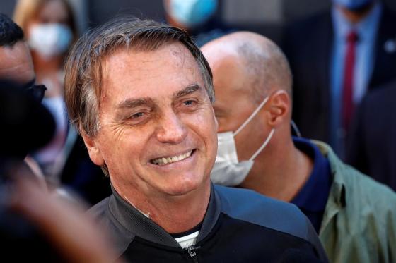 Jair Bolsonaro sale del hospital. 