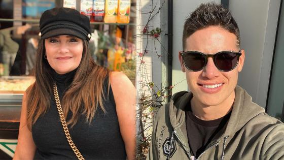 James Rodríguez y su mamá James Rodríguez y su mamá