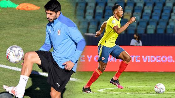 Luis Suárez se burló de Yerry Mina y la Selección Colombia