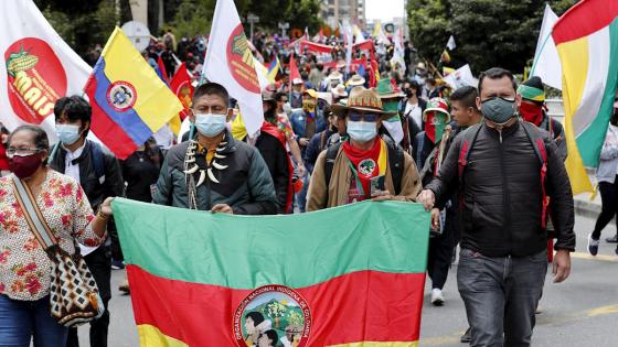 Pacíficamente, así avanzan las manifestaciones de este 20 de julio