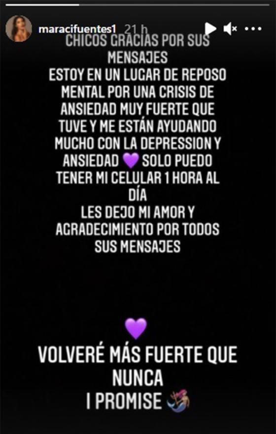 Instagram Mara Cifuentes Instagram Mara Cifuentes