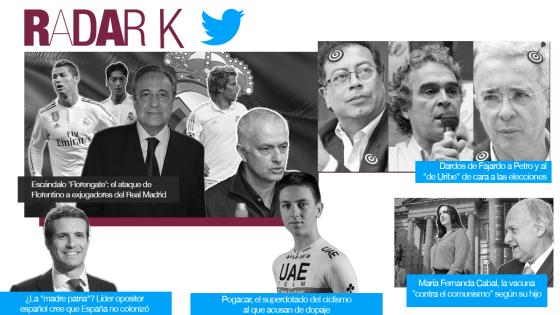 Estos son algunos de los temas más comentado en redes sociales. Resumen Radar K