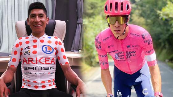 Rigoberto Urán y Nairo Quintana Rigoberto Urán y Nairo Quintana