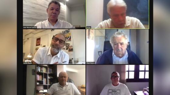 Santos, Mujica y Timochenko se reunieron para hablar del Acuerdo de Paz Santos, Mujica y Timochenko se reunieron para hablar del Acuerdo de Paz