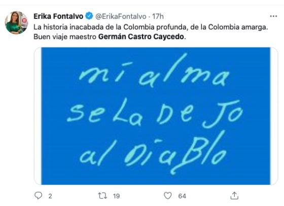 Twitter @ErikaFontalvo