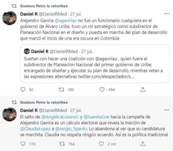 Twitter de Petro Twitter de Petro