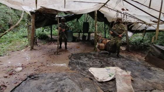 laboratorio de cocaína en Fuente de Oro, Meta