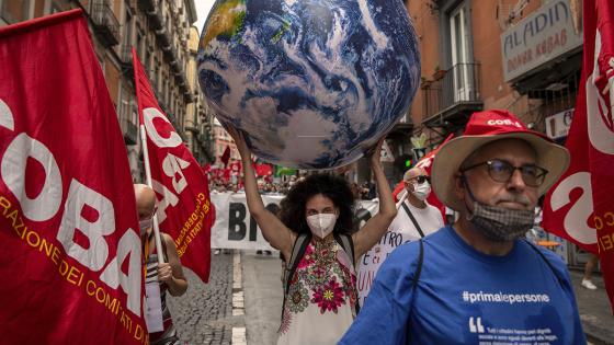 Protestas en Italia por cumbre G20 