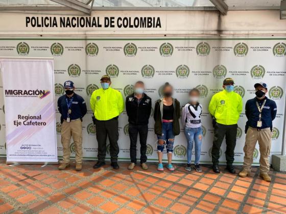 Policía de Colombia reporta 5 capturados por trata de personas hacia China