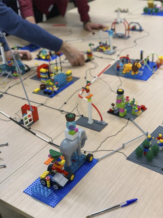 Juego con Lego en las empresas