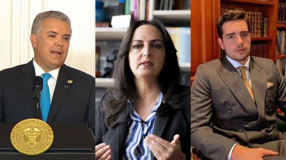 Hijo de María Fernanda Cabal aseguró que el presidente gobierna para la izquierda. Lafaurie acusó a Duque de gobernar para la izquierda.