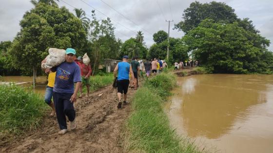 Emergencia por desbordamiento del río Sinú en Lorica, Córdoba