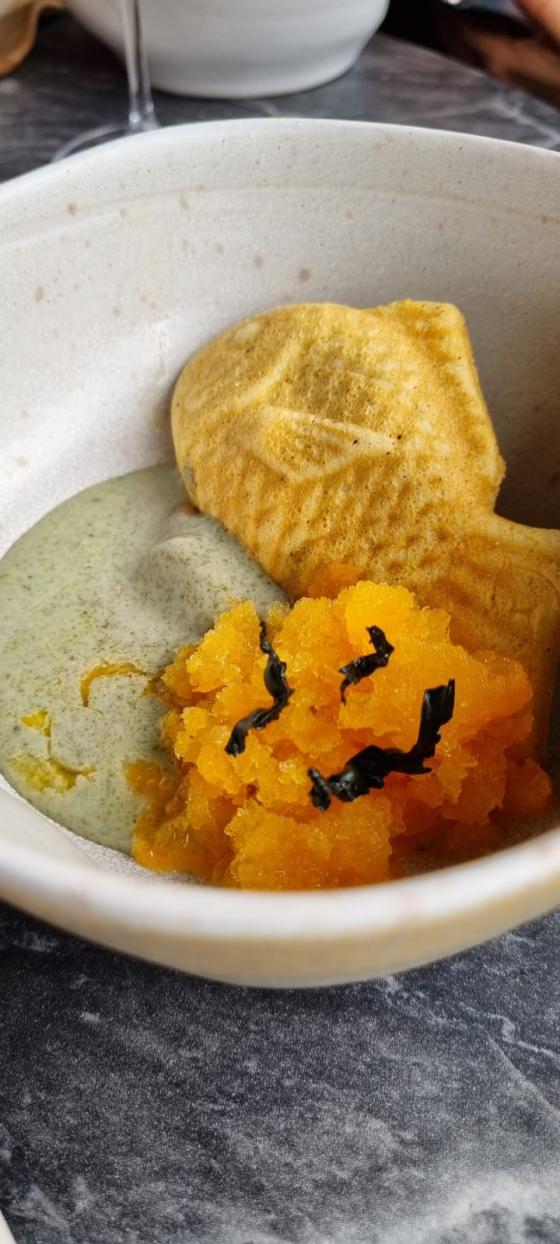 TAIYAKI DE AJO NEGRO - POSTRE TAIYAKI DE AJO NEGRO - POSTRE