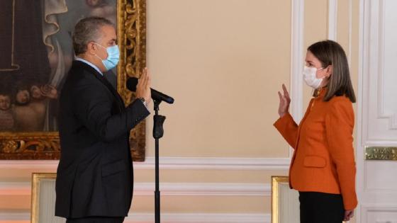 Posesión de Adriana Mejía como nueva embajadora ante la OCDE Posesión de Adriana Mejía como nueva embajadora ante la OCDE