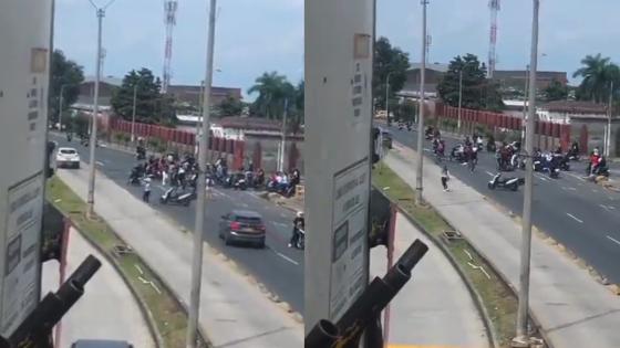 Atraco masivo en Cali: autoridades logran recuperar una moto Atraco masivo en Cali: autoridades logran recuperar una moto