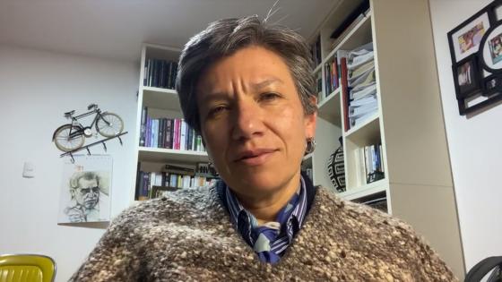 Mensaje de Claudia López sobre muerte de Felipe Pasos Mensaje de Claudia López sobre muerte de Felipe Pasos