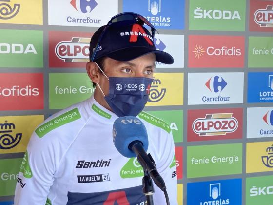Egan Bernal en La Vuelta: "En mi posición, no tengo nada que perder" Egan Bernal en La Vuelta: "En mi posición, no tengo nada que perder"