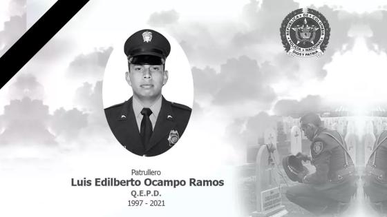 Policía asesinado en Suba Policía asesinado en Suba