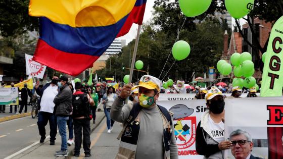 Manifestaciones en Bogotá