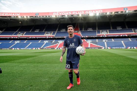 Messi es presentado en el PSG