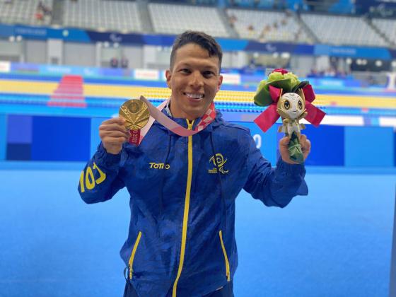 Oro y récord mundial para Nelson Crispín en Paralímpicos de Tokio Oro y récord mundial para Nelson Crispín en Paralímpicos de Tokio