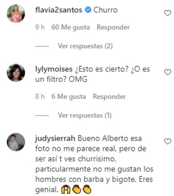 Alberto linero recibe comentarios a su foto sin barba. Comentarios a la foto de Alberto Linero.