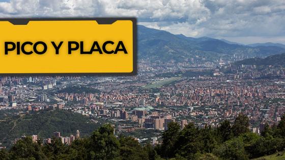 Pico y placa Medellín - Valle de Aburrá