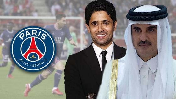 Messi, Nasser Al-Khelaifi y el emir catarí. Messi, Nasser Al-Khelaifi y el emir catarí.