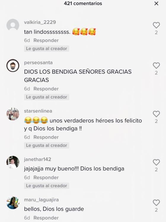Usuarios felicitan al Ejército Nacional por entrar a TikTok. Algunas personas apoyaron la entrada del Ejército Nacional a TikTok.