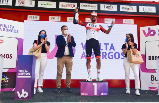 Juan Sebastián Molano, ganador de la etapa 2 de la Vuelta a Burgos