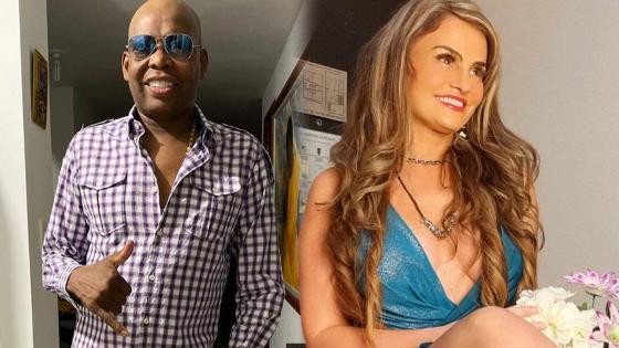 Tino Asprilla y Aura Cristina Geithner Tino Asprilla y Aura Cristina Geithner