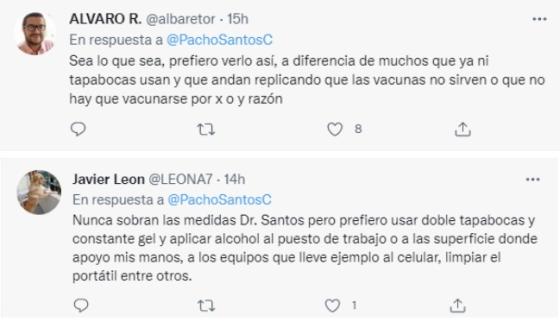 Tuiteros defendieron el exceso de protocolos de Francisco Santos. Algunos tuiteros defendieron a Francisco Santos por su foto.