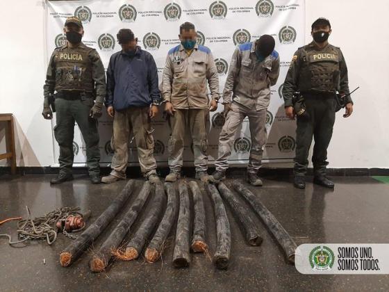 captura ladrones cable Medellín