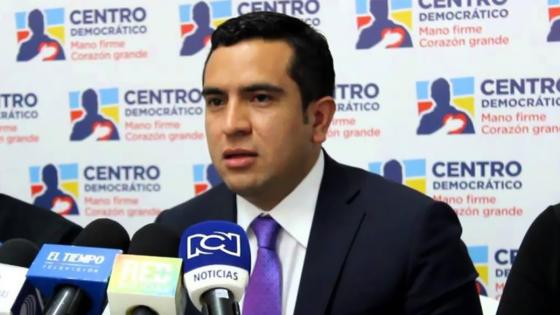 Centro Democrático reversa veto en contra de Edward Rodríguez 