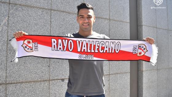 ¿Cuánto dinero cuesta la camiseta de Falcao García en el Rayo Vallecano?